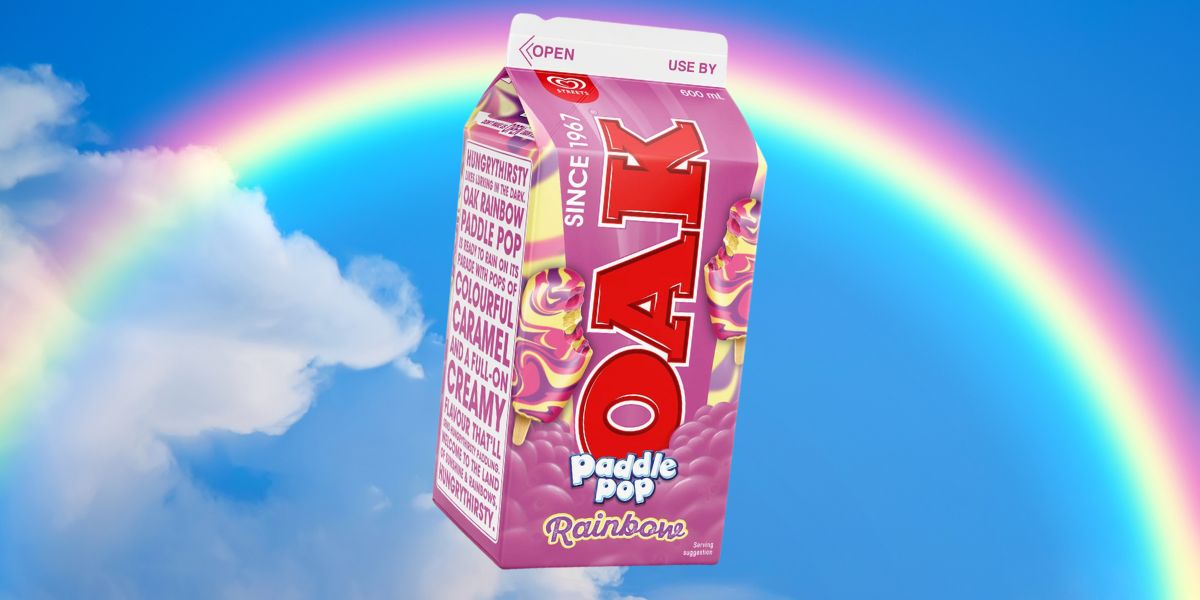 Say Hello to The Rainbow with OAK's Rainbow Paddle Pop Flavour! - Vimarsana News